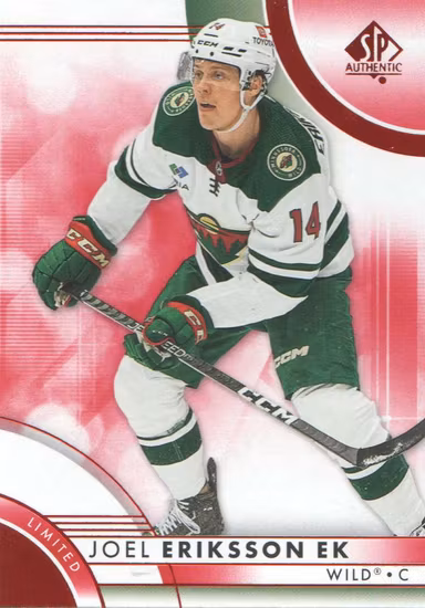 2023-24 SP Authentic Limited Red #66 Joel Eriksson Ek (VV2-NHLWILD)