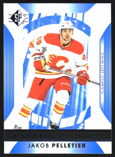 2023-24 SP Blue #134 Jakob Pelletier (VV2-NHLFLAMES)