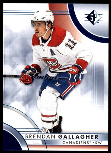 2023-24 SP Blue #55 Brendan Gallagher (VV3-NHLCANADIENS)