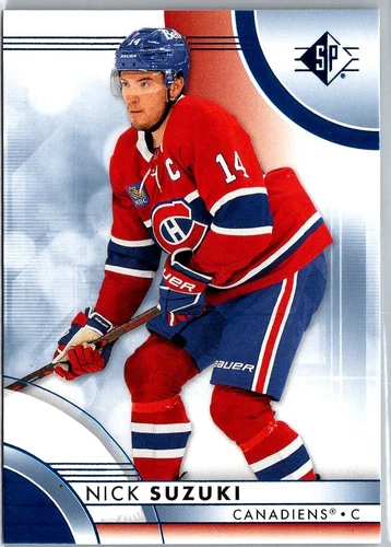 2023-24 SP Blue #28 Nick Suzuki (VV3-NHLCANADIENS)
