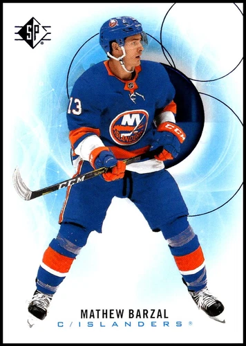 2020-21 SP Blue #24 Mathew Barzal (VV3-NHLISLANDERS)
