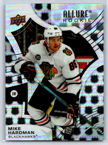 2021-22 Upper Deck Allure NHL Shield 2005 #111 Mike Hardman (VV3-NHLBLACKHAWKS)