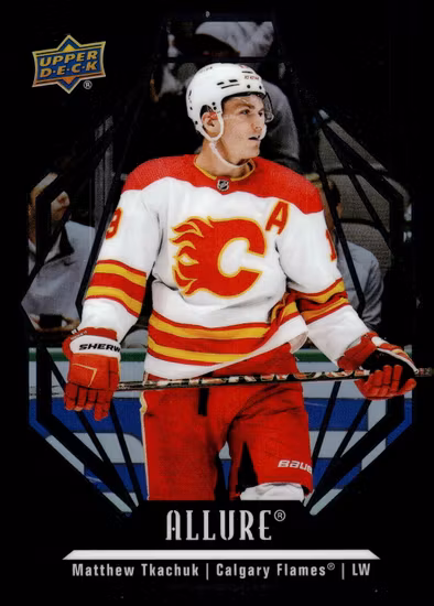 2022-23 Upper Deck Allure Black Rainbow #100 Matthew Tkachuk (VV3-NHLFLAMES)