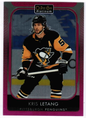 2021-22 O-Pee-Chee Platinum Matte Pink #83 Kris Letang (VV3-NHLPENGUINS)