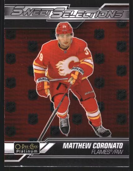 2023-24 O-Pee-Chee Platinum Sweet Selections #SS8 Matthew Coronato (VV3-NHLFLAMES)