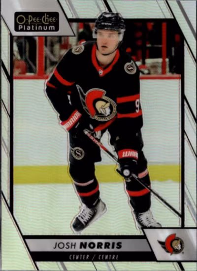 2023-24 O-Pee-Chee Platinum Rainbow #151 Josh Norris (VV4-NHLSENATORS)