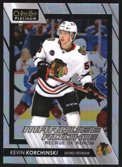 2023-24 O-Pee-Chee Platinum Rainbow #259 Kevin Korchinski (VV4-NHLBLACKHAWKS)