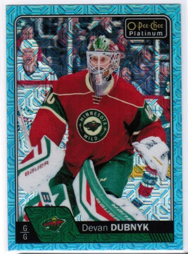 2016-17 O-Pee-Chee Platinum Ice Blue Traxx #131 Devan Dubnyk (VV4-NHLWILD)