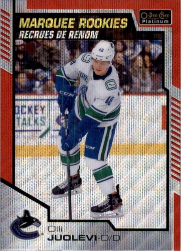 2020-21 O-Pee-Chee Platinum Red Surge #189 Olli Juolevi (VV4-NHLCANUCKS)