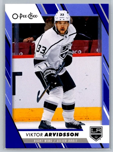 2023-24 O-Pee-Chee Blue #458 Viktor Arvidsson (VV4-NHLKINGS)