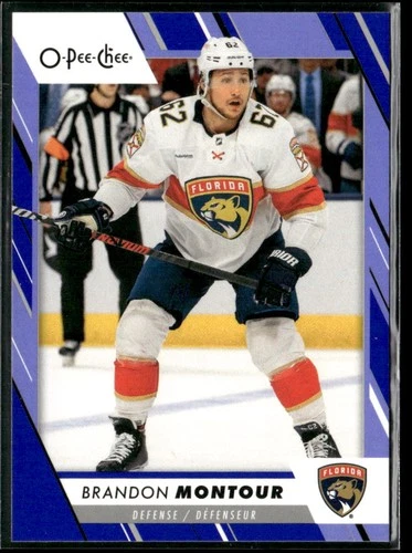 2023-24 O-Pee-Chee Blue #274 Brandon Montour (VV4-NHLPANTHERS)