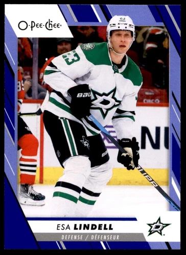2023-24 O-Pee-Chee Blue #434 Esa Lindell (VV4-NHLSTARS)