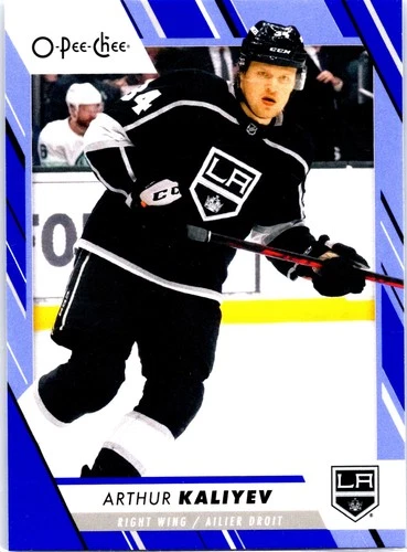 2023-24 O-Pee-Chee Blue #415 Arthur Kaliyev (VV4-NHLKINGS)