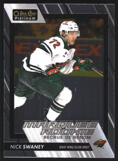 2023-24 O-Pee-Chee Platinum #286 Nick Swaney RC (VV6-NHLWILD)