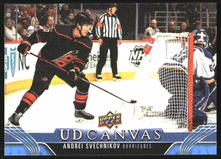 2023-24 Upper Deck UD Canvas #C322 Andrei Svechnikov (VV5-NHLHURRICANES)