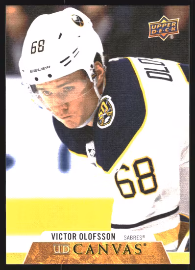 2020-21 Upper Deck Canvas #C132 Victor Olofsson (VV5-NHLSABRES)