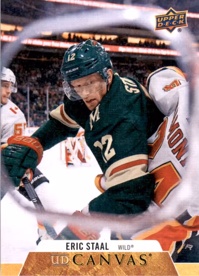 2020-21 Upper Deck Canvas #C40 Eric Staal (VV5-NHLWILD)