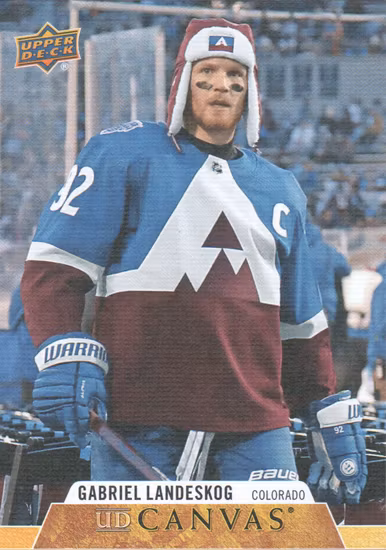 2020-21 Upper Deck Canvas #C22 Gabriel Landeskog (VV5-NHLAVALANCHE)