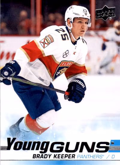 2019-20 Upper Deck #216 Brady Keeper YG RC (VV5-NHLPANTHERS)