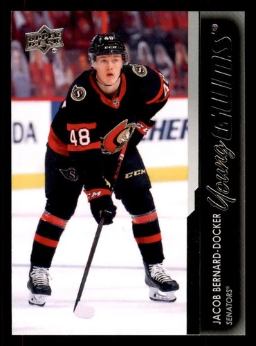 2021-22 Upper Deck #495 Jacob Bernard-Docker YG RC (VV5-NHLSENATORS)