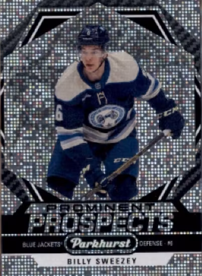 2023-24 Parkhurst Prominent Prospects #PPBS Billy Sweezey (VV7-NHLBLUEJACKETS)