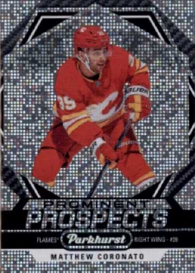 2023-24 Parkhurst Prominent Prospects #PPMC Matthew Coronato (VV7-NHLFLAMES)