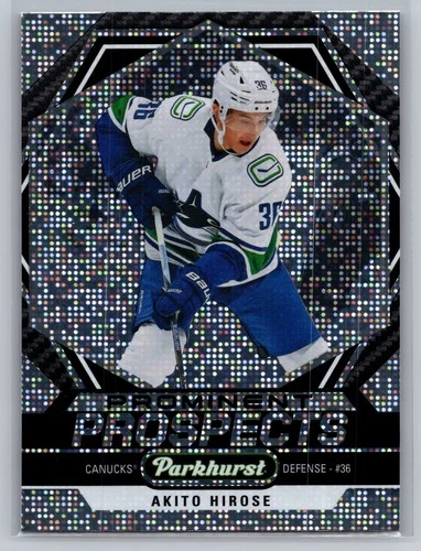2023-24 Parkhurst Prominent Prospects #PPAH Akito Hirose  (VV7-NHLCANUCKS)