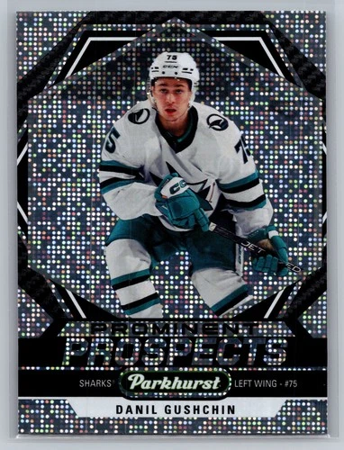 2023-24 Parkhurst Prominent Prospects #PPDG Danil Gushchin (VV7-NHLSHARKS)