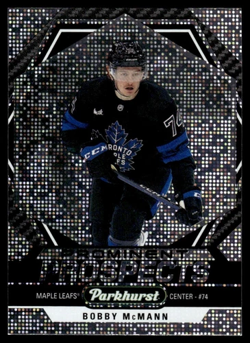 2023-24 Parkhurst Prominent Prospects #PPBM Bobby McMann (VV7-NHLMAPLELEAFS)