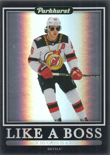 2023-24 Parkhurst Like a Boss #LB10 Jack Hughes (VV7-NHLDEVILS)