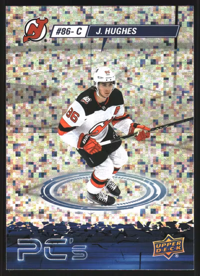 2023-24 Upper Deck PC's Sparkle #PC26 Jack Hughes (VV7-NHLDEVILS)