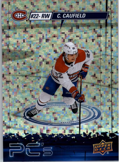 2023-24 Upper Deck PC's Sparkle #PC17 Cole Caufield (VV7-NHLCANADIENS)