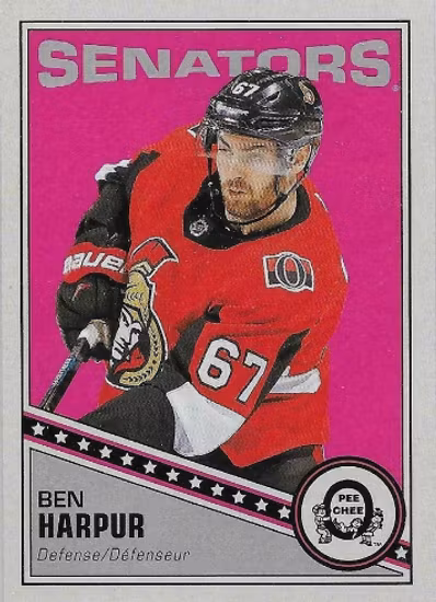 2019-20 O-Pee-Chee Retro #361 Ben Harpur (VV7-NHLSENATORS)