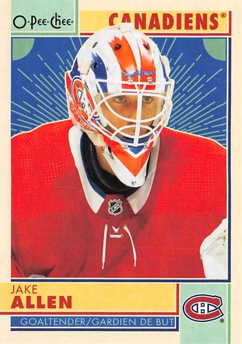 2022-23 O-Pee-Chee Retro #334 Jake Allen (VV7-NHLCANADIENS)