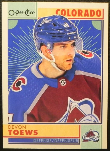2022-23 O-Pee-Chee Retro #272 Devon Toews (VV8-NHLAVALANCHE)