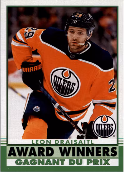2020-21 O-Pee-Chee Retro #601 Leon Draisaitl AW (VV8-NHLOILERS)