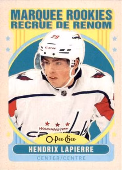 2021-22 O-Pee-Chee Retro #624 Hendrix Lapierre (VV8-NHLCAPITALS)