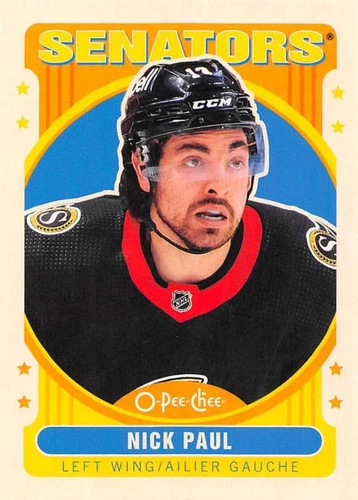 2021-22 O-Pee-Chee Retro #369 Nick Paul (VV8-NHLSENATORS)
