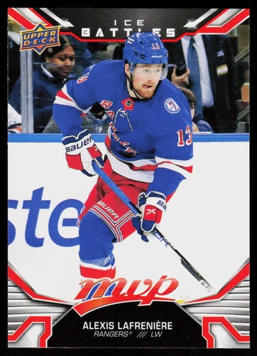 2022-23 Upper Deck MVP Ice Battles #192 Alexis Lafreniere (VV8-NHLRANGERS)