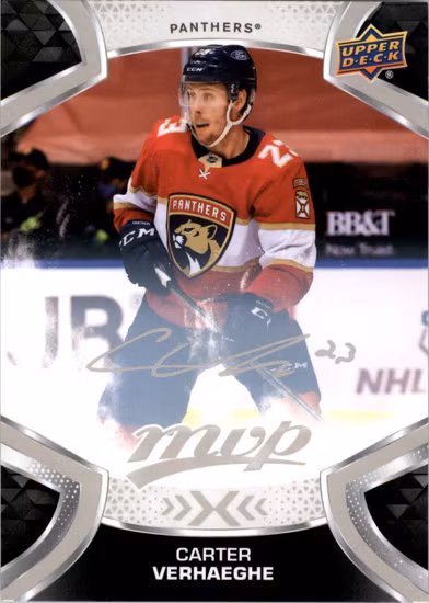 2021-22 Upper Deck MVP Silver Script #135 Carter Verhaeghe (VV8-NHLPANTHERS)