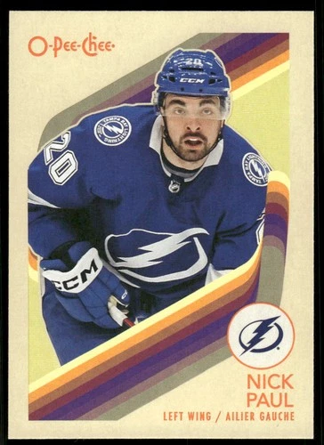 2023-24 O-Pee-Chee Retro #343 Nick Paul (VV8-NHLLIGHTNING)