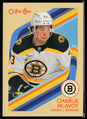 2023-24 O-Pee-Chee Retro #130 Charlie McAvoy (VV8-NHLBRUINS)