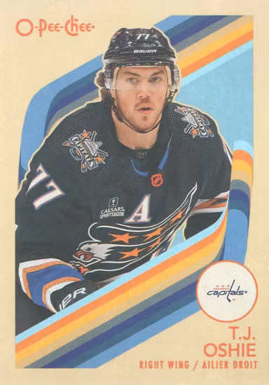 2023-24 O-Pee-Chee Retro #406 T.J. Oshie (VV8-NHLCAPITALS)