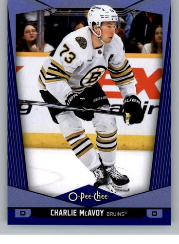 2024-25 O-Pee-Chee Blue #449 Charlie McAvoy (VV8-NHLBRUINS)