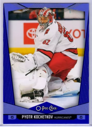 2024-25 O-Pee-Chee Blue #30 Pyotr Kochetkov (VV8-NHLHURRICANES)