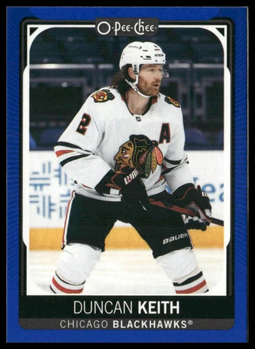 2021-22 O-Pee-Chee Blue #118 Duncan Keith (VV8-NHLBLACKHAWKS)
