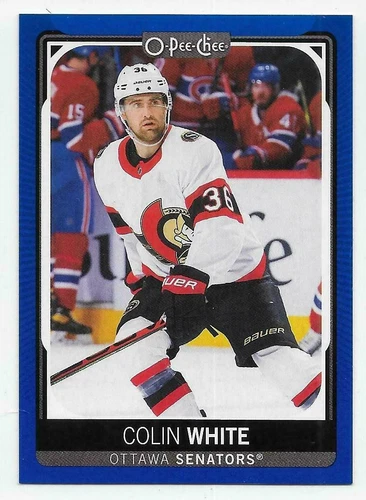 2021-22 O-Pee-Chee Blue #55 Colin White (VV8-NHLSENATORS)