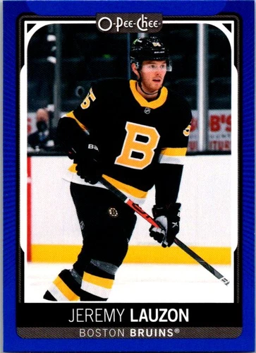 2021-22 O-Pee-Chee Blue #314 Jeremy Lauzon (VV9-NHLBRUINS)