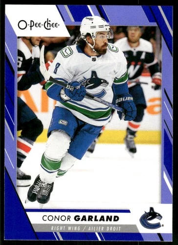 2023-24 O-Pee-Chee Blue #467 Conor Garland (VV9-NHLCANUCKS)