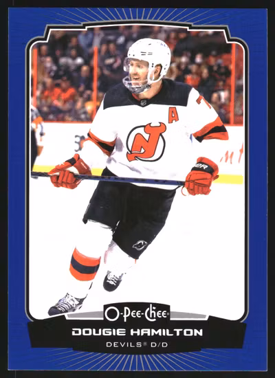 2022-23 O-Pee-Chee Blue #70 Dougie Hamilton (VV9-NHLDEVILS)